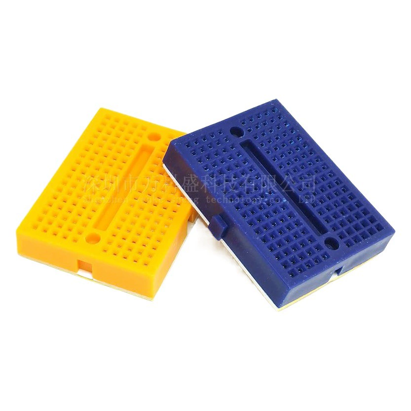 SYB-170 Пряжка макетной платы с 170 отверстиями 4,5*3,5 мини-цветная небольшая макетная плата