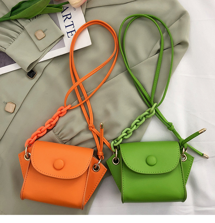 Mini Bolso Para Mujer Estilo Coreano Nuevo Bolso Cuadrado Pequeño De Cadena De Mensajero De Verano display picture 4