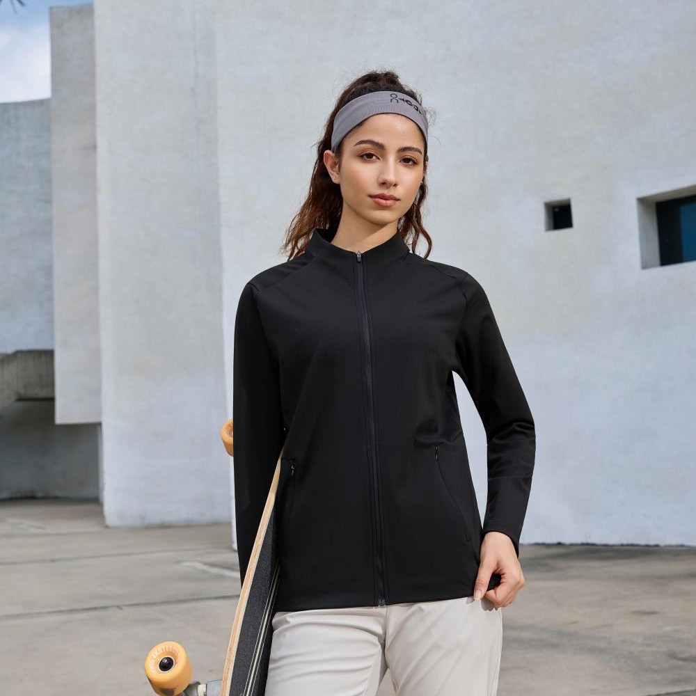 Nueva chaqueta deportiva de baloncesto para hombres y mujeres con logotipo impresa con cremallera ropa de trabajo 2025 otoño y invierno para correr trabajo de acondicionamiento físico