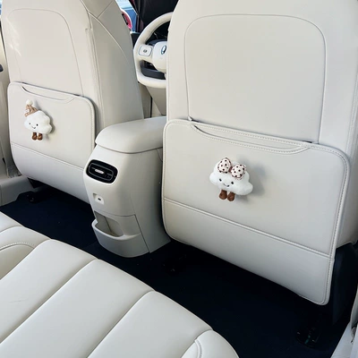 Great Wall Ora 5 car seat Chair back anti-kick pad - couple-clouds-oula-5-2-piece-set-of-rear-seat-anti-kick-pads-dawn-white