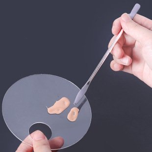 Foundation Palette Makeup Palette Acrylic Transparent Liquid Foundation Makeup Makeup Nail Color Trumpet