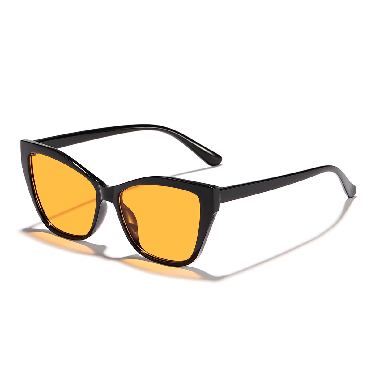 Nuevas gafas de sol para exteriores con ojos de gato en contraste de color transfronterizo