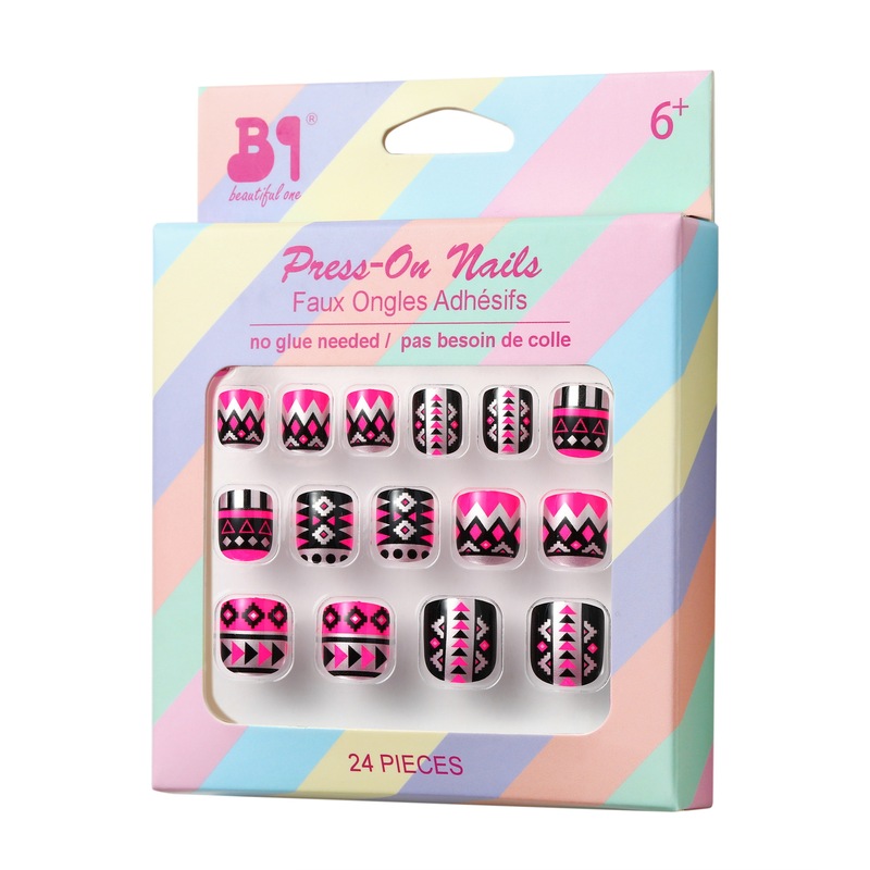 Exported to Australia, Middle East, India, Nail Patch Factory, Self-Adhesive Abs Acrylic Plastic Fake Nails