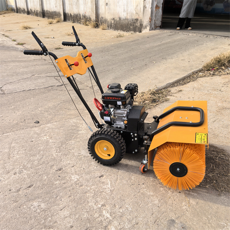 大型游泳池地面扫灰机 市政道路除雪抛雪机 三合一全齿轮扫雪机