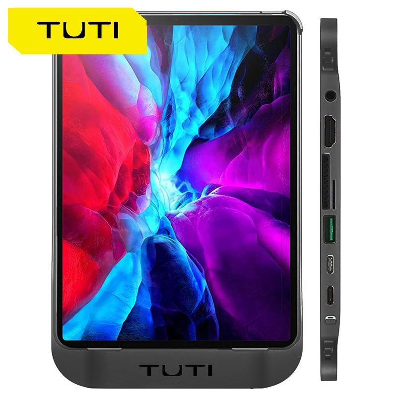 Tuti Is Suitable for Ipadpro/Air Usb3.1 Docking Station Protective Cover with Magnetic Typec to Hdmi7-In-1Hub