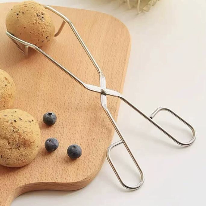 Щипцы для корейского барбекю, щипцы для жарки, выпечки хлеба, десерта, стейка, линейные ножницы из нержавеющей стали 304, щипцы для еды