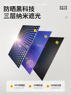 Office Sun Protection Roller Blinds Glass Sun Protection and Heat Insulation Blinds Without Punching Installation Free Retractable Suction Cup Type