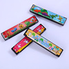 Cartoon metal harmonica, musical instruments, toy, children's education and upbringing