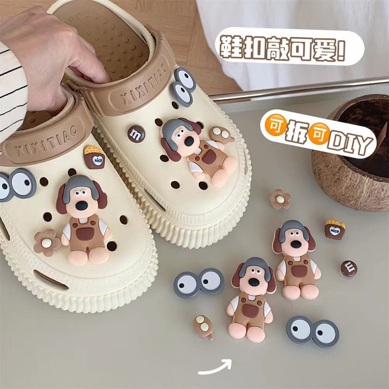 Hoyo Hoyo accesorios de zapatos lindos dibujos animados DIY botones de zapatos floral botones de zapatos accesorios botones de botones accesorios botones de PVC botones de zapatos