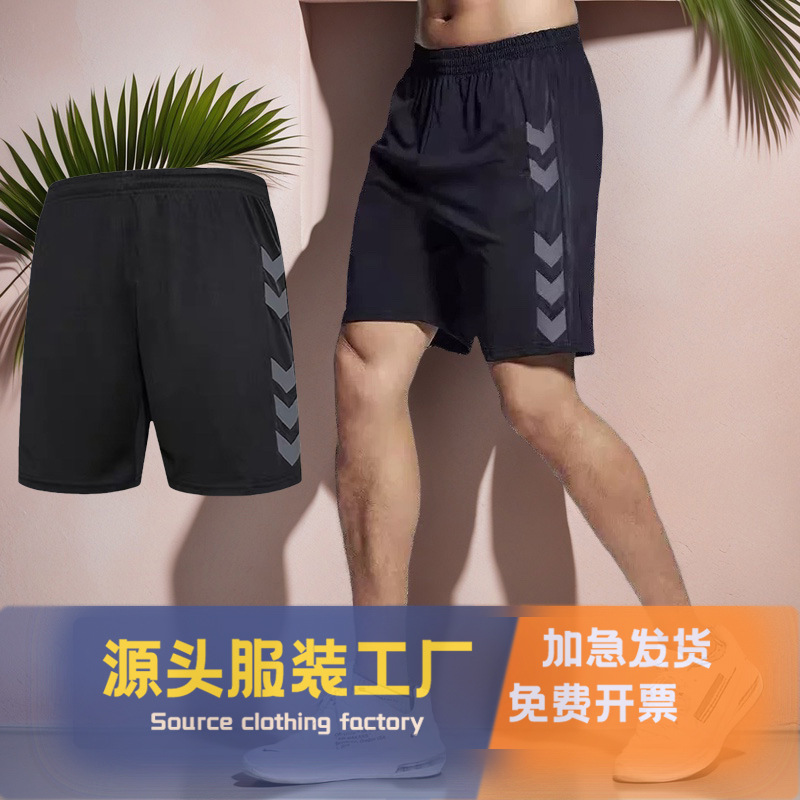 Sports Shorts Men's Summer Outdoor Fitness Quick-Drying Mid-Pants Shorts Running Casual Five-Point Shorts Cross-Border E-Commerce