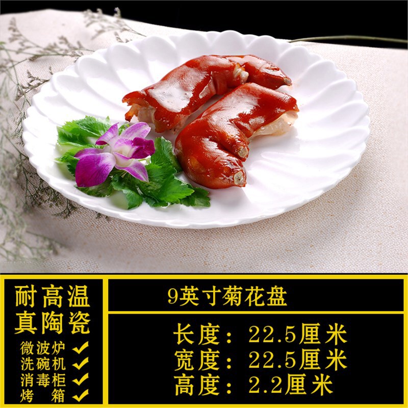 特殊形状プレート、業務用家庭用不規則な白いセラミックディナープレート、ホテル食器、レストラン専用クール|undefined