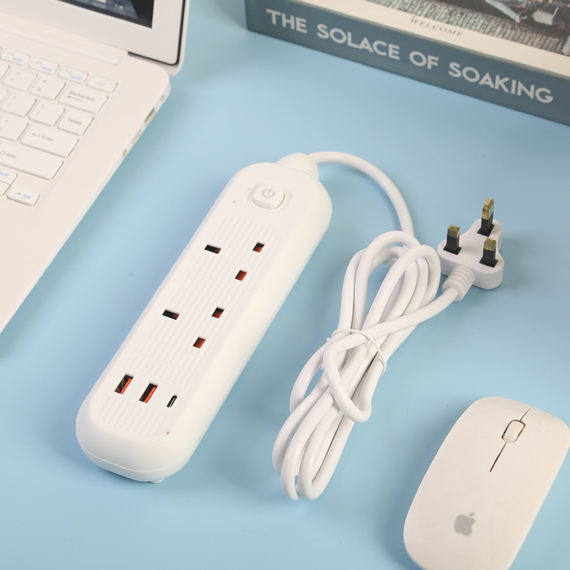 Con conector USB, tarjeta de succión de doble cañón 2US + 1Type-c para cargar un paso