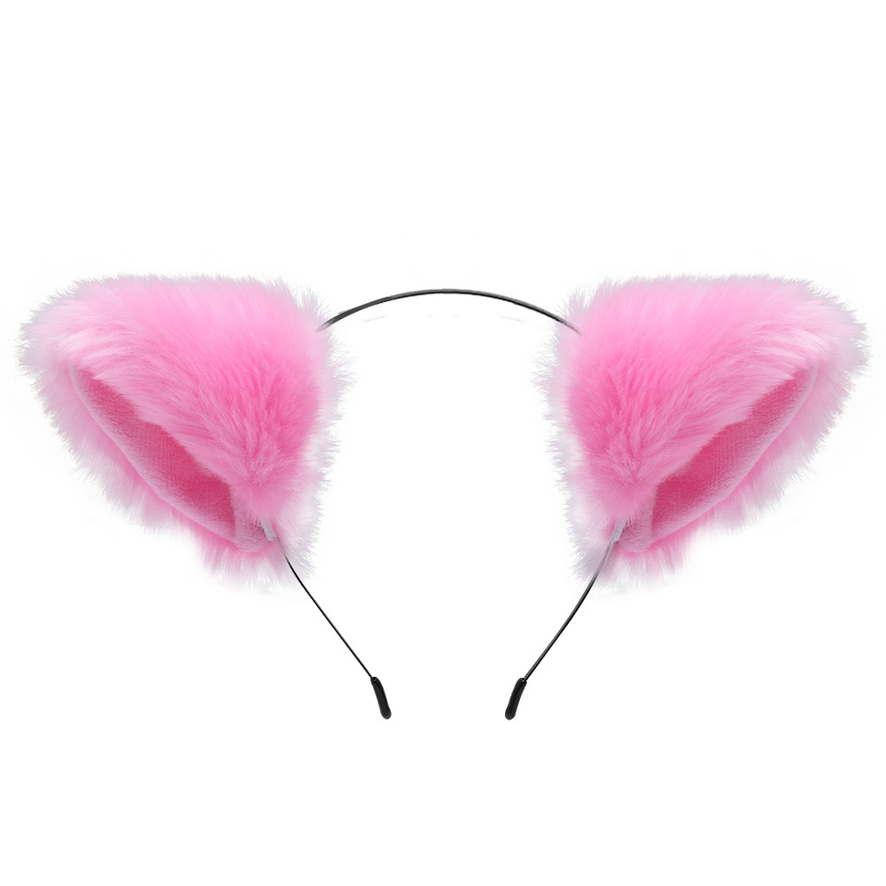 Diadema de orejas de gato con campana, cosplay y accesorios festivos
