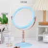 Light luxury double-sided mirror [Blue] round