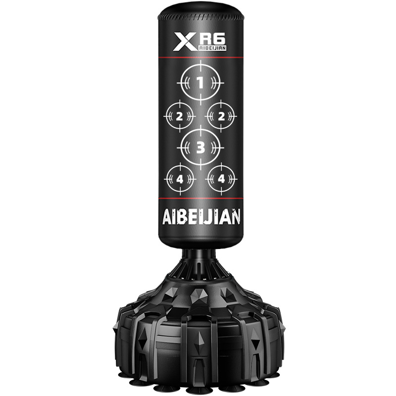 Columna de boxeo vertical personalizada de Wu Longgang, bolsa de arena de vaso doméstico, bolsa de arena de boxeo de Taekwondo Sanda