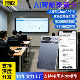 跨境PLAUD NOTE同款录音笔ai卡片录音机录音提炼翻译器AI录音笔