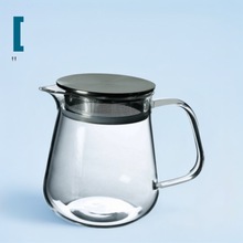 便捷式耐高温玻璃泡茶壶高硼硅功夫茶具家用烧水壶花茶泡茶器茶杯