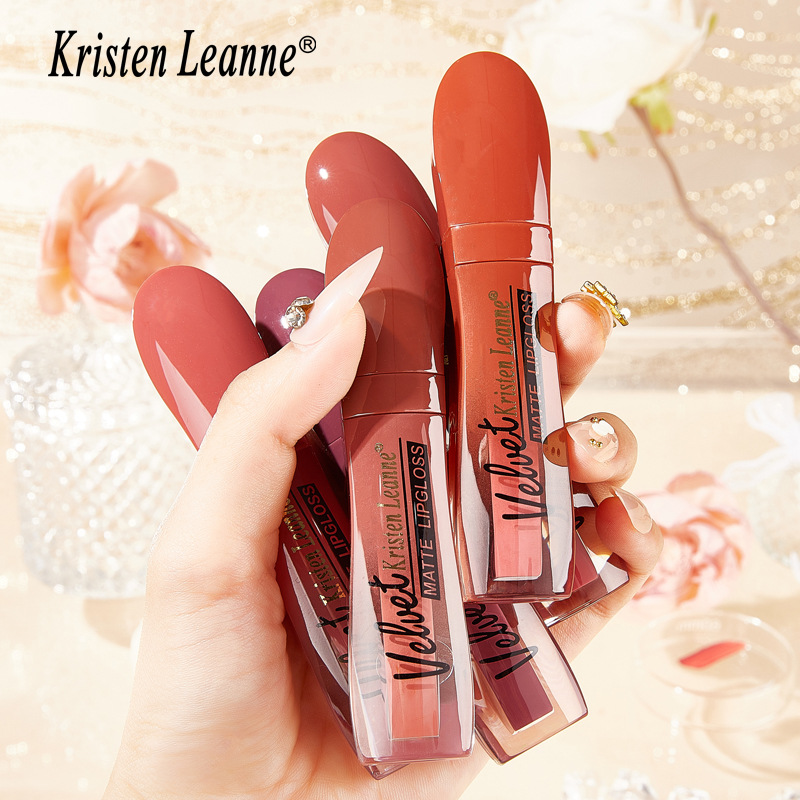 Matte Lip Gloss Mist Lipstick Non-stick cup Non-fading lip gloss makeup_voghion.com