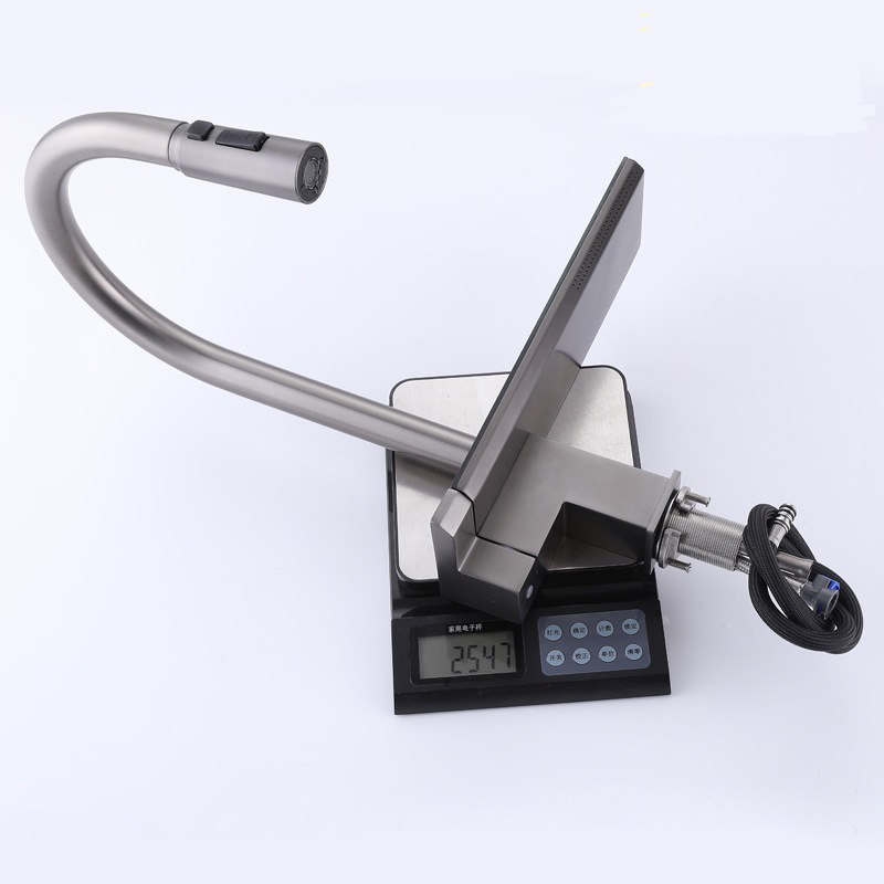 American-style sus304 stainless steel sink faucet, retractable and pull-out sink, single-hole kitchen faucet undefined
