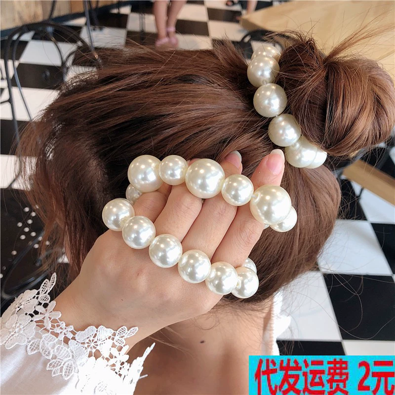Южная Корея Донгдэмун Французский романтический жемчужный круг для волос
