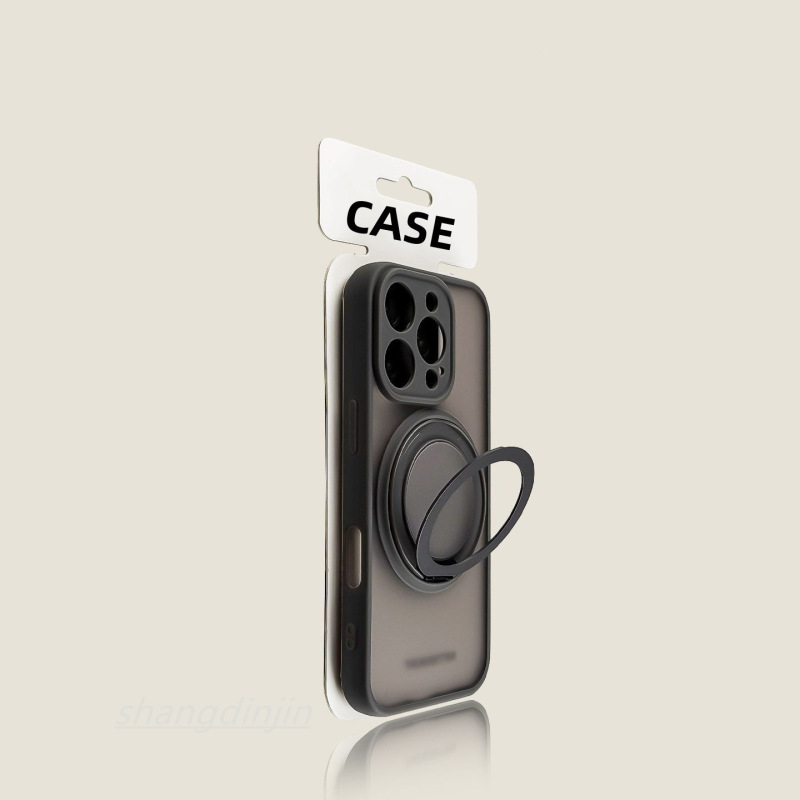 Advanced 360-Degree Rotating Magnetic Stand Suitable for Apple 17/16 Pro Phone Cases, iPhone 15/14 Matte Trendy Style Advanced 360-Degree Rotating Magnetic Stand Suitable for Apple 17/16 Pro Phone Cases, iPhone 15/14 Matte Trendy Style