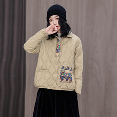 羽绒服女平湖反季鸭绒高级感轻薄冬季短款羽绒服女新款羽绒外套