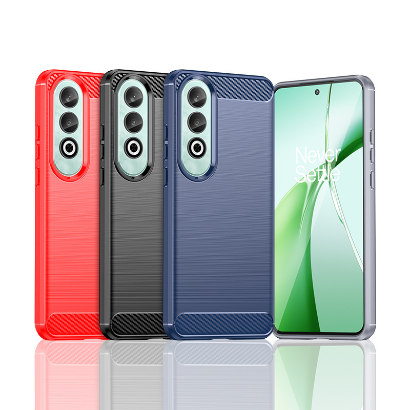 Suitable for OnePlus13 Phone Case Plus ACE3Pro Protective Case 12R Silicone Drop-resistant ACE3 Thickened Wire-drawing Suitable for OnePlus13 Phone Case Plus ACE3Pro Protective Case 12R Silicone Drop-resistant ACE3 Thickened Wire-drawing