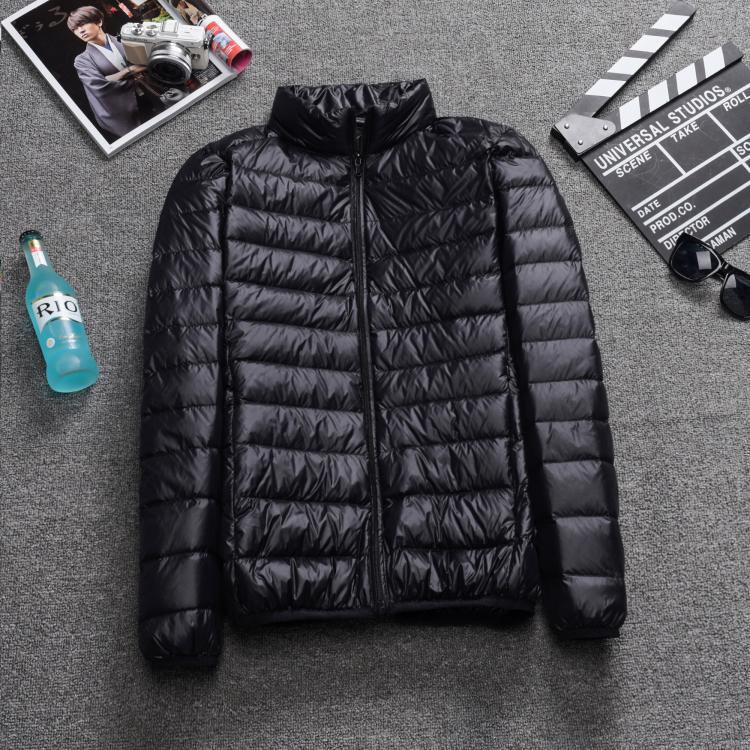 2023 New Autumn and Winter Lightweight down Cotton Jacket for Men, Stand Collar Short Style, Large Size Coat, Men's Winter Jacket