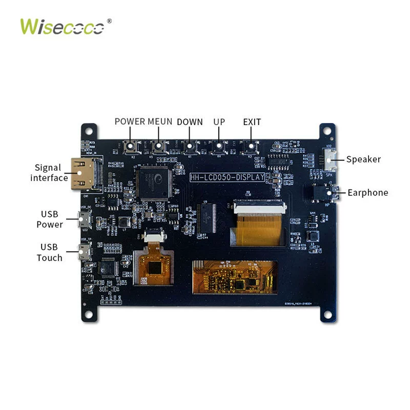 5-дюймовый Raspberry Pi HD емкостный сенсорный LCD дисплей модуль 800x480 HDMI комплект от