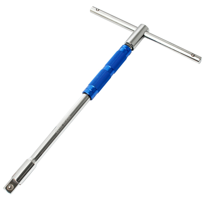 套装旋转省力T型扳手 可换套筒头丁字加力1/2大飞板手转换接杆X20