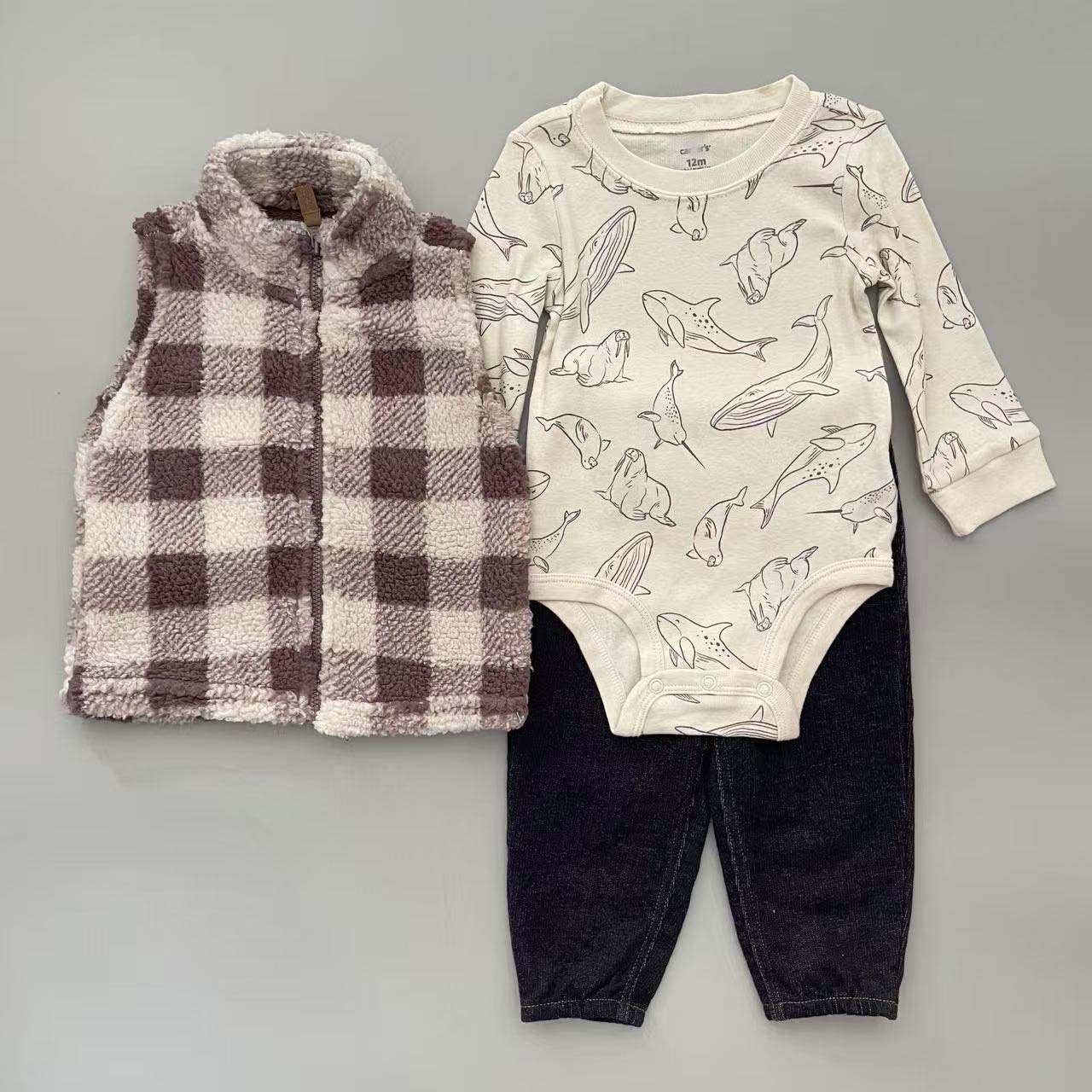[Build from one hand] Car*ters original 3-piece jacket set Original baby jacket set 2