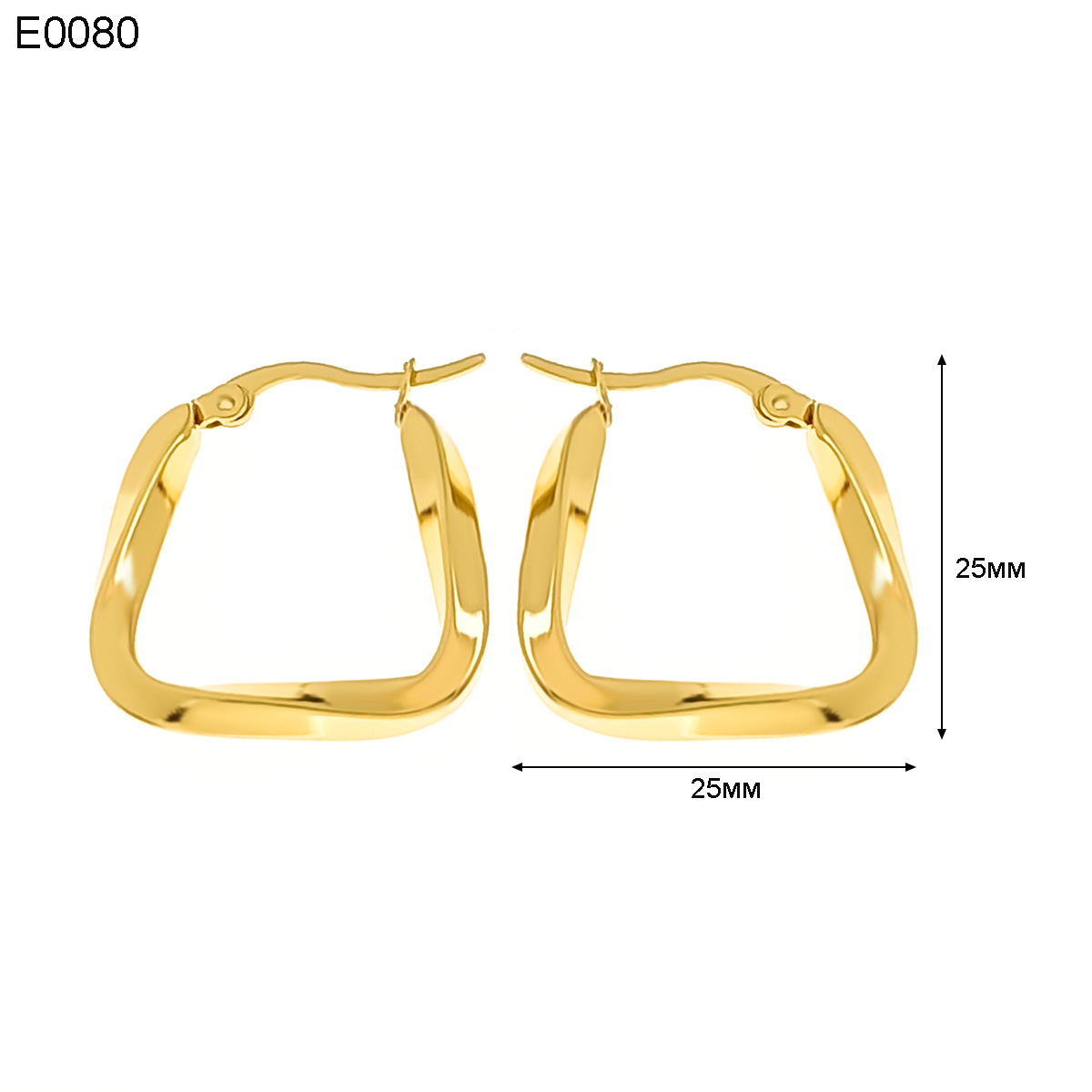 13g Weight Titanium Steel Ear Needle Material Earrings Classification 1 Pair Quantity Holiday, Daily Occasion Titanium Steel Material U Shape, Geometric, Round Pattern Women's Gender Plating Design Basic, Simple Style, Classic Style Style 1 Pair Basic Simple Style Classic Style U Shape Geometric Round Plating Titanium Steel Earrings 1