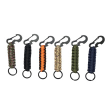 厂家直销黑甲虫扣伞绳编织背包挂坠多功能开瓶器户外钥匙链