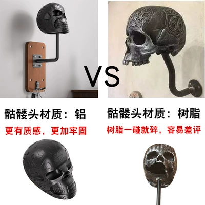 Decoration Skull Ornaments Motorcycle: Motosiklet dəbilqə rəfləri