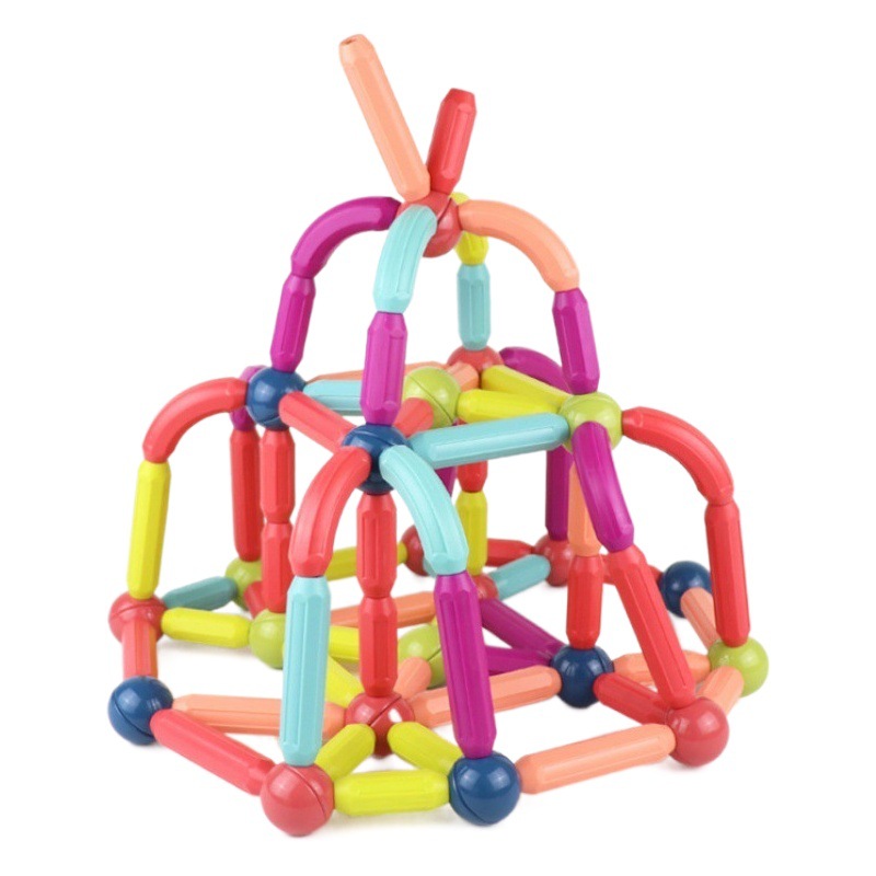 Variedad de desarrollo de inteligencia de juguete de película magnética educativa de Educación Temprana de Niños de palo magnético transfronterizo entrega de fábrica de bloques de construcción de hombres y mujeres