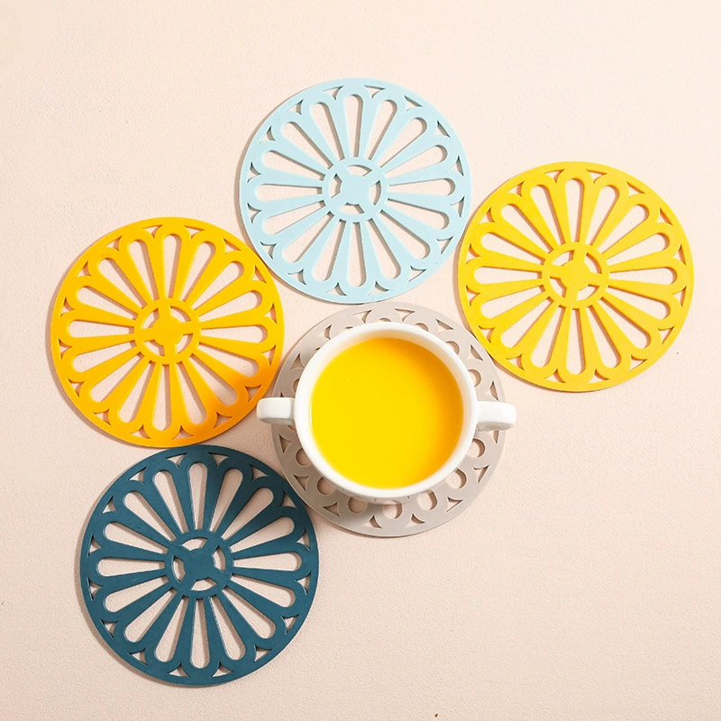 Домашние подставки для столовых ковриков Теплоизоляционные коврики для столовых ковриков Нескользящие пластиковые подставки для мисок
