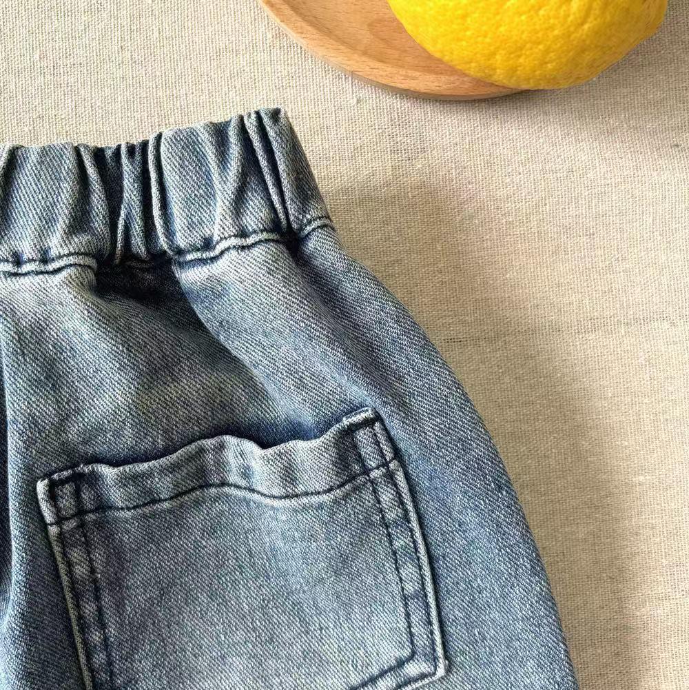 Nuevos jeans para niños modelos de primavera y otoño pantalones de primavera bordados para niños image 4