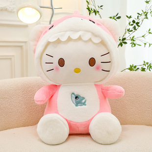 Cross-border Shark Kt Cat Plush Toy Pillow Cute Large Doll Machine Exchange Big Gifts Children's Gifts
