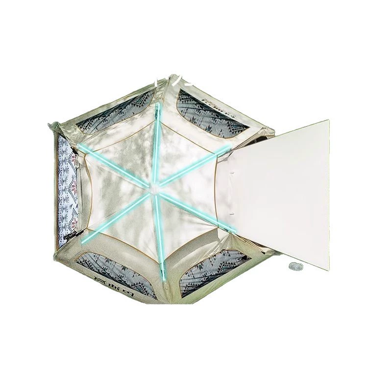 Travel tent for camping, automatic equipment, increased thickness, fully automatic