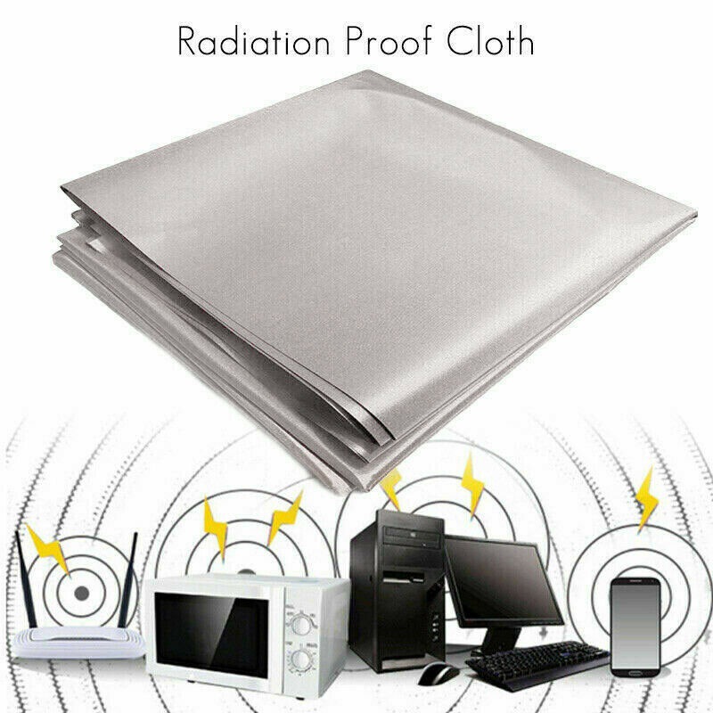 Tela de blindaje antirradiación EMF que bloquea señales RFID, Wifi, RF y EMI, tela de blindaje de alta conductividad para protección contra la radiación y bloqueo del viento.