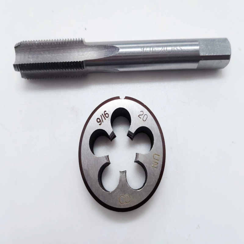 Набор высокоскоростных стальных матриц и метчиков американского производства, набор матриц и метчиков 1/4UNC 1/2UNEF9/16-20UN