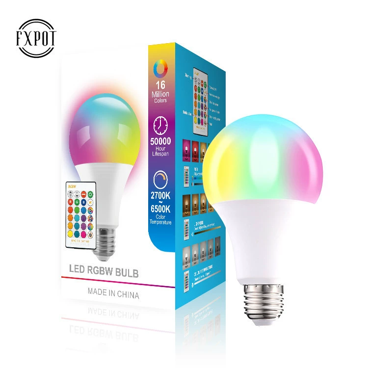 RGB LED лампа A50/A60/A65/A70/A80, память пульта, цветной RGB, постоянный ток