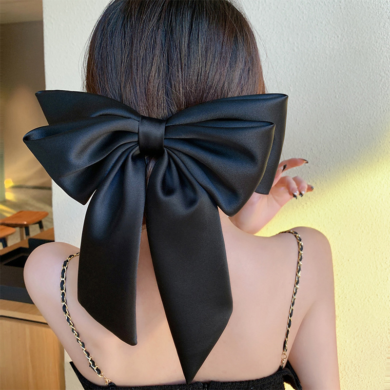 Autumn and winter fabric bow hairpin 2024 New Fashion spring clip elegant all-match personalized hair accessories for women Wholesale