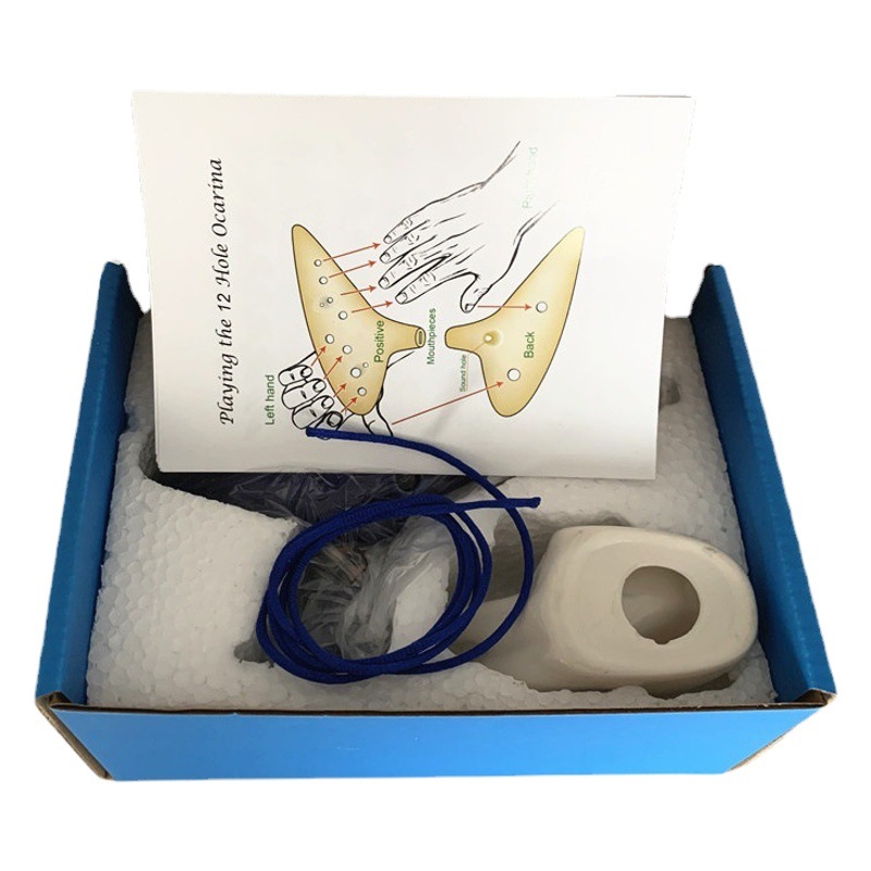 Cielo Azul 12-Hoyos Alto C Tune Zelda leyenda Ocarina flauta timbre buen tono