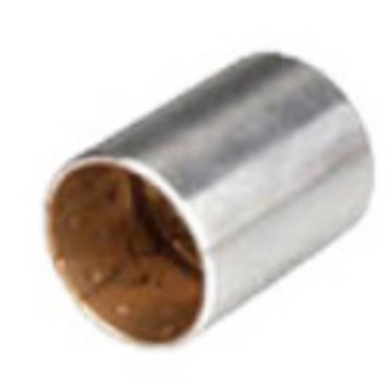 双金属无油轴承含油设计钢套复合铜衬套耐磨干式有缝导套