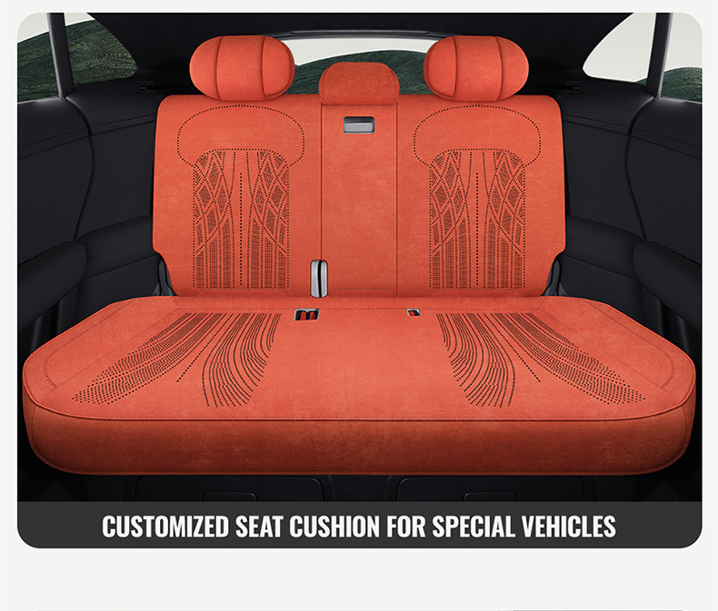 Suitable for Xiaomi Yu7 Car Seat Cushions, All-Season Universal Suede Seat Covers, Breathable, High-End Feel, Full Surround Seat Cushions