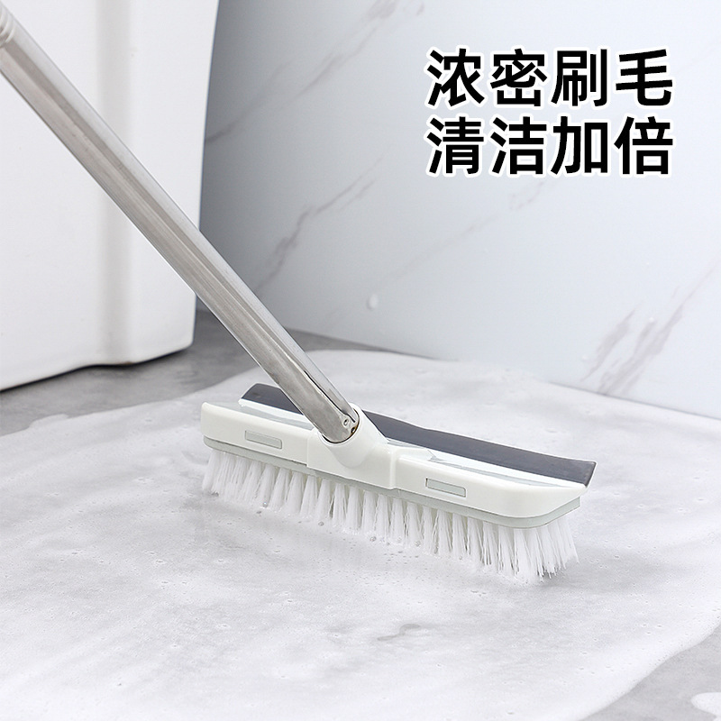 刷子硬毛卫生间刷地长柄浴室清洁刷地板缝隙刷厕所清洁神器洗地刷|undefined