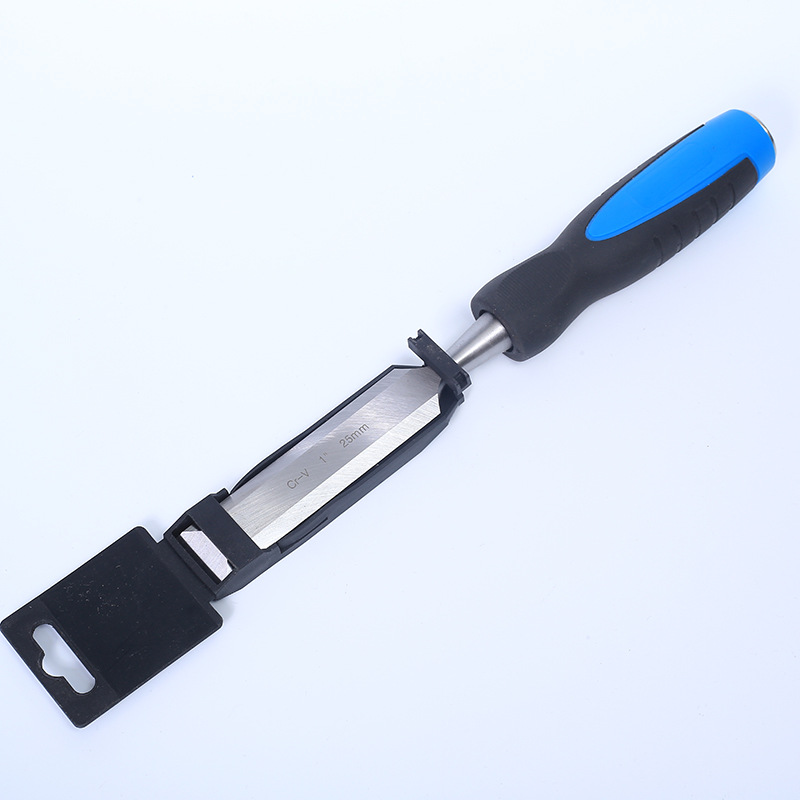 橡胶柄木工凿穿心可敲木工雕刻木匠多功能工具木头开槽平凿铲刀