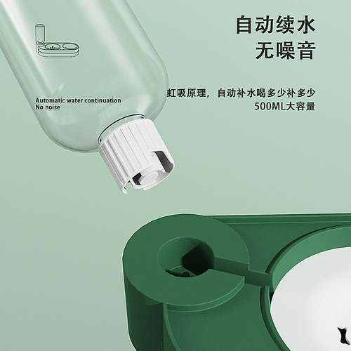 Drop shipping cat bowl wholesale pet bowl stainless steel pet water fountain pet supplies cat feeder box