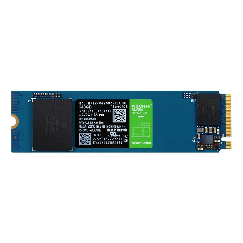Твердотельный диск WD SN350 500ГБ/1ТБ/2ТБ, M.2 для ноутбука